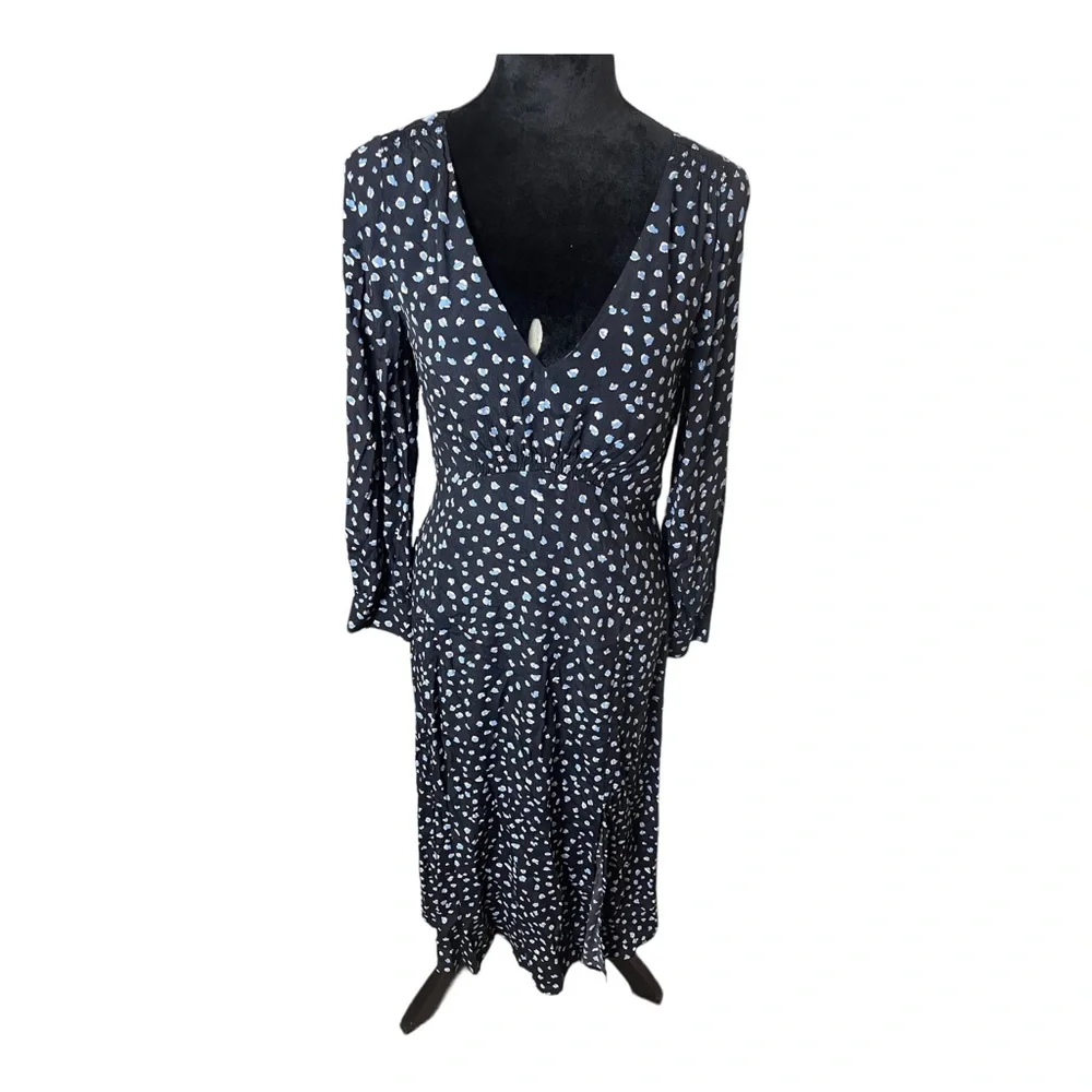 Sanctuary Longsleeve Slit Maxi Dress Size 2 NWT - Picture 3 of 10